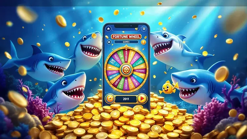 Arena tembak ikan dengan sasaran bawah laut dan kendali meriam