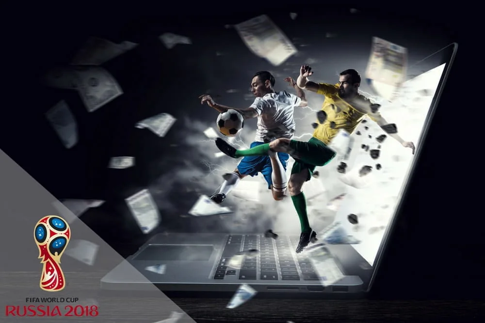 Aksi pertandingan sepak bola sebagai ilustrasi kategori olahraga JAMIN777